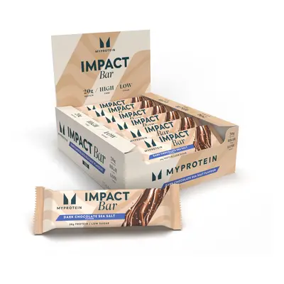 Impact Protein Bar - 12Szeletek - Étcsokoládé és tengeri só