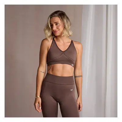 MP Női V-Neck Seamless Melltartó – Kávé - M