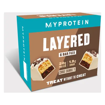 Layered Protein Bar szelet - 6 x 60g - Cookie Crumble