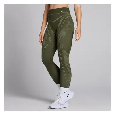 MP Női Tempo Seamless Linear Leggings – Sötét olajzöld - XS