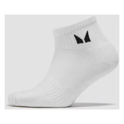 MP Unisex Ankle Socks (1 Pack) - White - UK 2-5