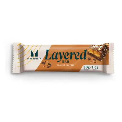 Layered Protein Bar szelet (minta) - Chocolate Peanut Pretzel - NEW