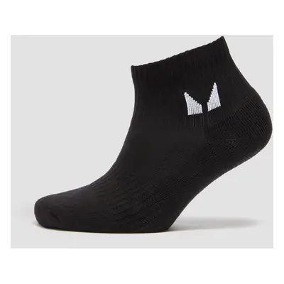 MP Unisex Ankle Socks (1 Pack) - Black - UK 12-14