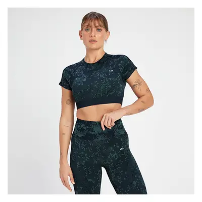 MP Női Adapt Seamless Pattern Crop Top - Sötétkék - XS