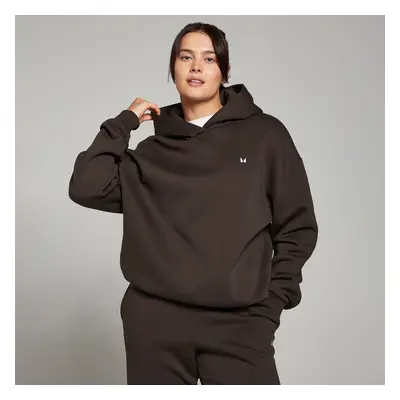 MP Női Basic Oversized kapucnis pulóver - Kávé - XL