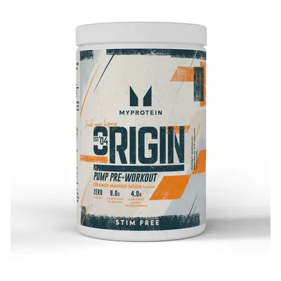 Origin Pre-Workout Stim-Free - 30servings - Orange Mango Soda