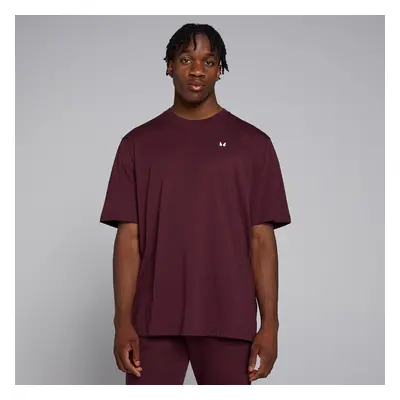 MP Férfi Rest Day Oversized Póló - Deep Berry - XS