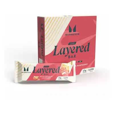 Lean Layered Bar - 3 x 40g - White Chocolate and Raspberry