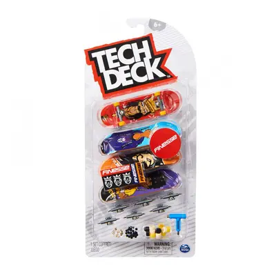 Tech Deck ujj gördeszka négyes csomag Finesse