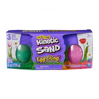 Kinetic Sand homoktojás 3-as csomag