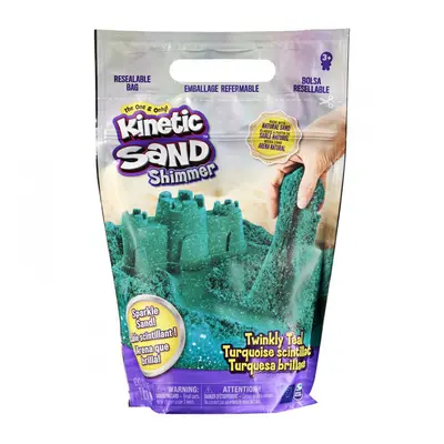 Kinetic Sand csomag csillogó kék-zöld homok 0,9 kg