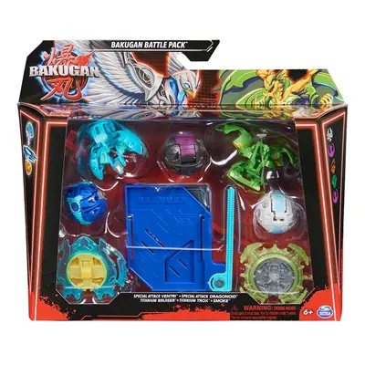 Bakugan 5 csomag különleges támadás S6 Ventri, Dragonoid, Bruiser, Trox, Smoke