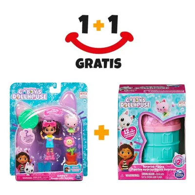 Eladó 1+1 Gabby’s dollhouse varázslatos háza macska játszókert + mini figura a házban INGYENES