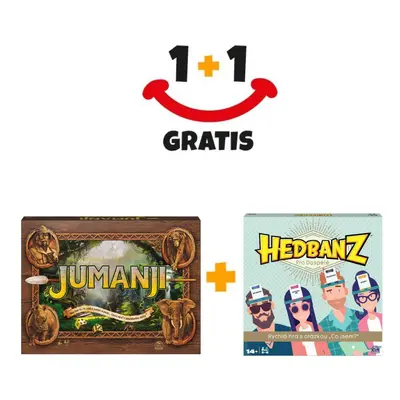 Akció 1+1 Jumanji társasjáték - cseh változat + Hedbanz INGYENES játék felnőtteknek