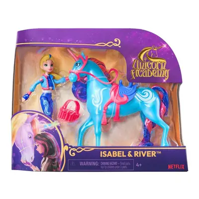 Unicorn Academy figurák Isabel és River 11 cm