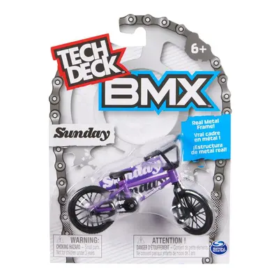 Tech Deck BMX gyűjtő kerékpár vasárnap lila