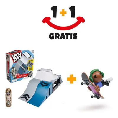 1+1: Tech Deck Xconnect Speed wave + SK8 Crew fogólap INGYENES figurával