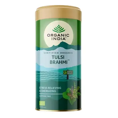 Organic India Tulsi Brahmi Basil tea stressz, vitalitás 100 g