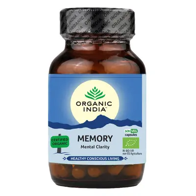 Organic India Memória kapszula 60 db memória, koncentráció