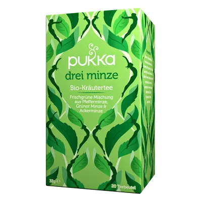 Pukka Herbs PUKKA gyógynövények ájurvédikus organikus tea Háromféle menta 20 teafilter