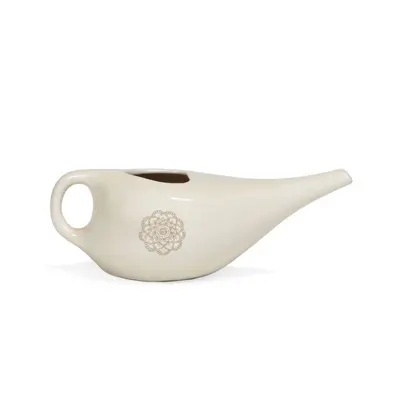 Bodhi Yoga Bodhi Neti Pot Mandala kanna az orr öblítésére 250ml. - orrzuhany Szín: fehér