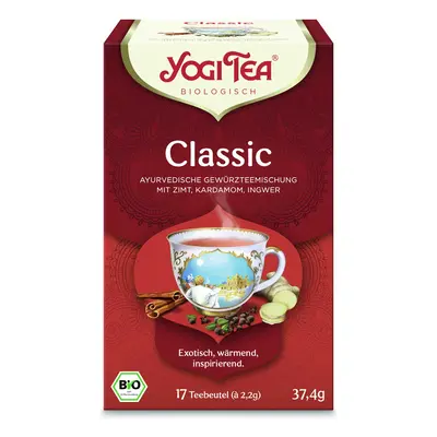 Yogi Tea Classic (Classic) ájurvédikus gyógytea, 17 × 2,2g