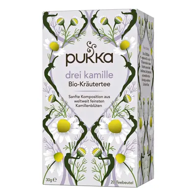 Pukka Herbs PUKKA gyógynövények ájurvédikus bio tea Three Chamomile 20 teafilter