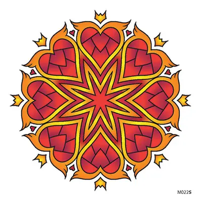 Napos mandala Mandala matrica Heart - Sunseal Átmérő: 12 cm