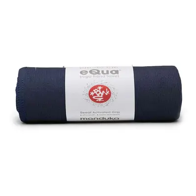 Manduka equa® jóga törölköző 67 x 40 cm Szín: Midnight (Sötétkék)