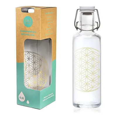 Phoenix Import Soulbottle üvegpalack Flower of Life / Lotus szimbólummal 600 ml Típus: Flower of