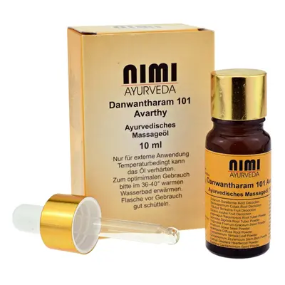 Nimi Ayurveda Danwantharam 101 Avarthy masszázsolaj Vata egyensúlyhiányra 10 ml.