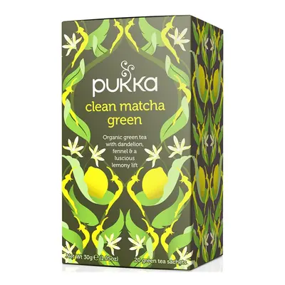 PUKKA Herbs ajurvédikus Bio tea -Clean Matcha Green 20 db teafilter