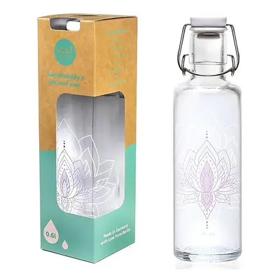 Phoenix Import Soulbottle üvegpalack Flower of Life / Lotus szimbólummal 600 ml Típus: Just Brea