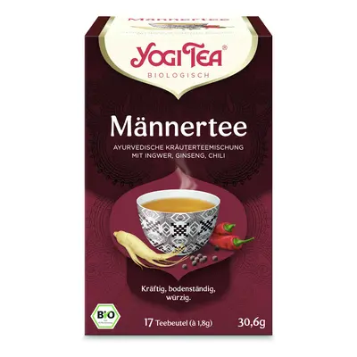 Yogi Tea Bio férfi tea (Männer tee) organikus fűszerkivonattal 17 x 2 g