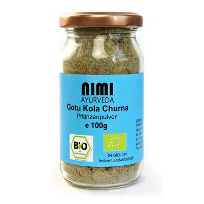 Nimi Ayurveda Gotu Kola Churna BIO szerves por Mandukaparni 100 g