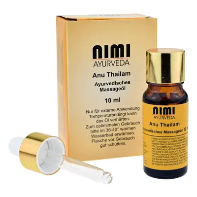 Nimi Ayurveda Anu Thailam Ájurvédikus orrolaj orrtisztító technikákhoz Nasya 10 ml.