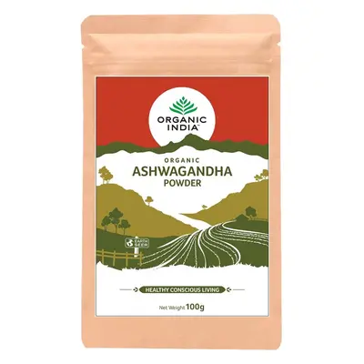 Organic India Bio Ashwagandha por (gyökér) 100 g