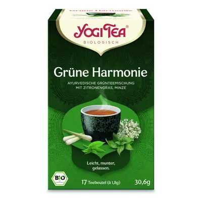 Yogi Tea Bio Green balance zöld tea kombuchával 17 x 1,8 g