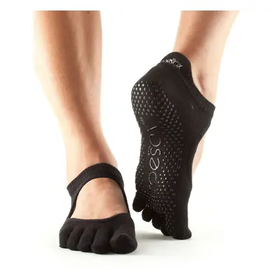 Toesox Fulltoe Bellarina Grip csúszásgátló zokni Black Méret: XS 33 - 35,5