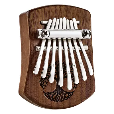 MEINL Sonic Energy ütős hangszer 8 hangos Mini Kalimba vörös zebrafából 7 x 5 cm Típus: Az élet 