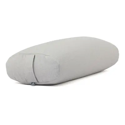 Bodhi Yoga OVAL jógahenger 72,5 x 30 x 17 cm tönkölyvel töltve Szín: szürke