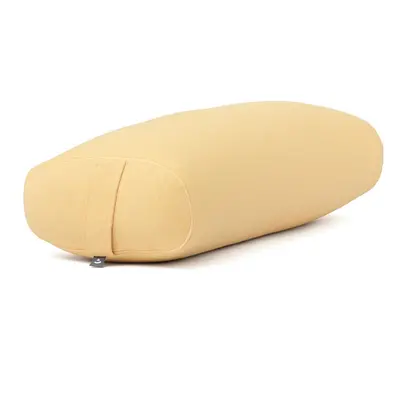 Bodhi Yoga OVAL jógahenger 72,5 x 30 x 17 cm tönkölyvel töltve Szín: Sárga