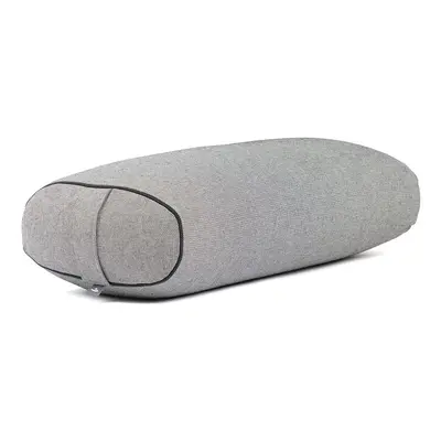 Bodhi Yoga OVAL jógahenger 72,5 x 30 x 17 cm tönkölyvel töltve Szín: Fekete/Szürke