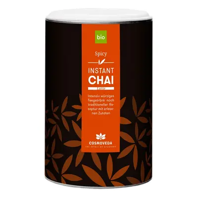 Cosmoveda Spicy Instant Chai Latte bio instant tea gyömbérrel és pippalival 180 g