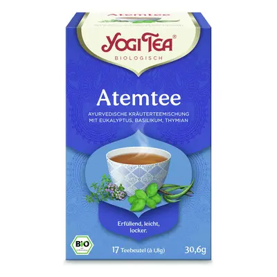 Yogi Tea Breathe Deep (hörgő) - Ayurvédikus gyógytea adagolt BIO 17 × 1,8 g