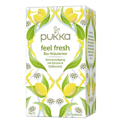 PUKKA Herbs ájurvédikus BIO - Feel Fresh, citromfű és édeskömény tea 20 db teafilter