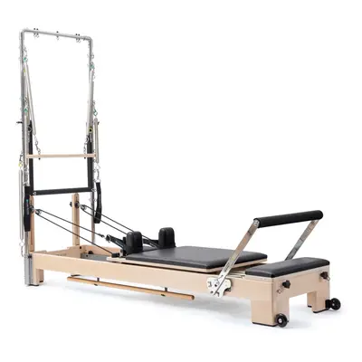 Elina Pilates Wooden Reformer Lignum 242 cm Szín: Fekete toronnyal