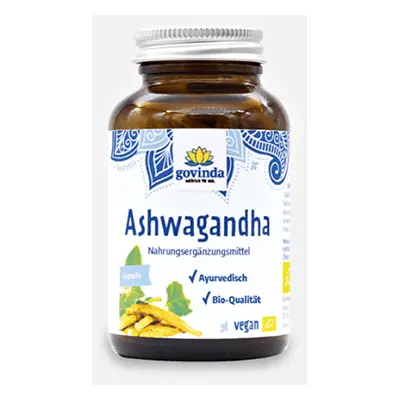 Govinda Ashwagandha energia, vitalitás, szex, 90 kapszula, 45 g, BIO