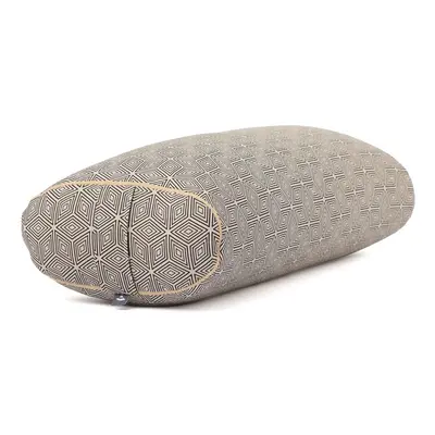 Bodhi Yoga OVAL jógahenger 72,5 x 30 x 17 cm tönkölyvel töltve Szín: Fekete