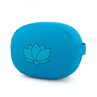 Bodhi Yoga Bodhi meditációs párna ovális lótuszvirággal, organikus pamutból, 29 x 15 cm Farba: T